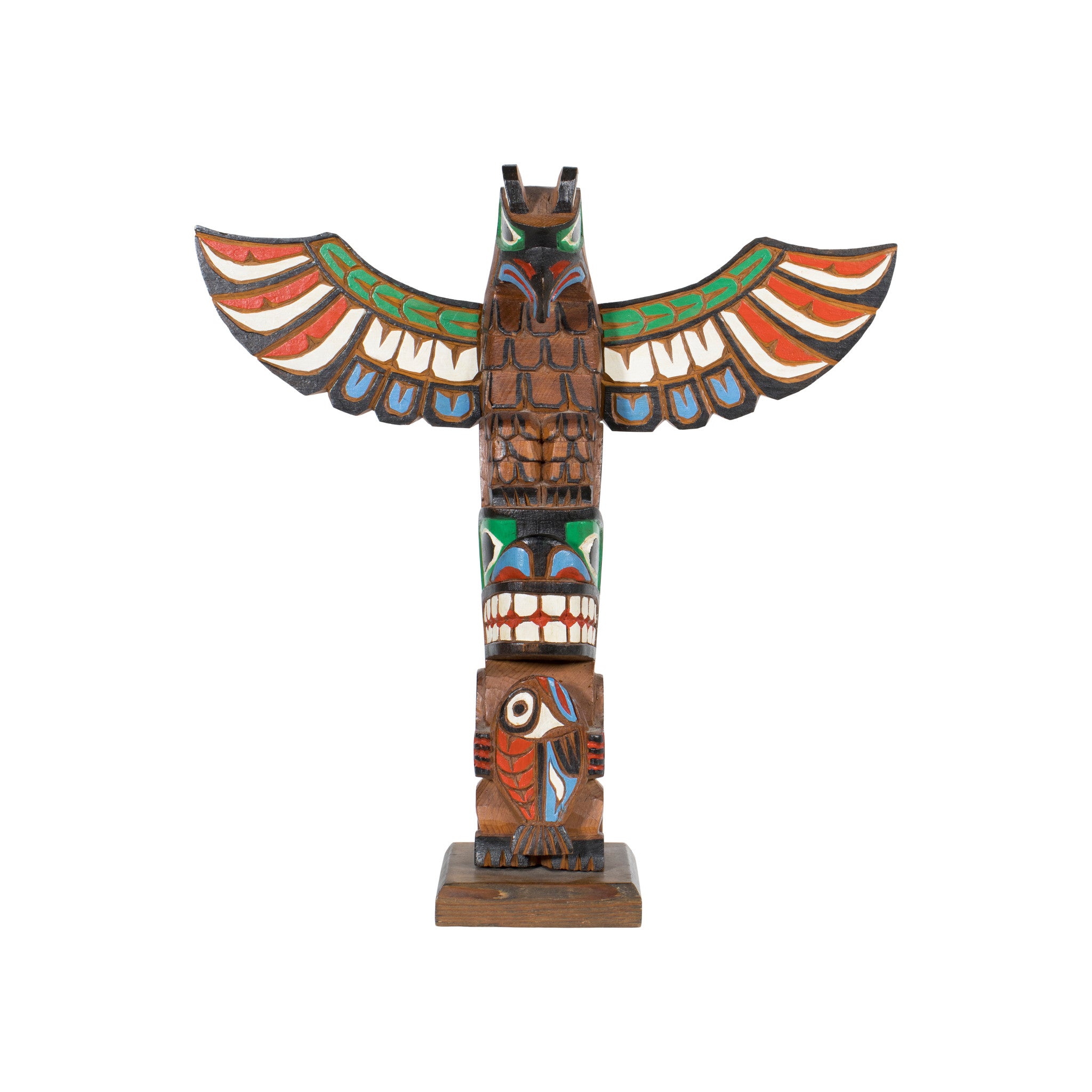 Coast Salish Totem by Marlin Alphonse