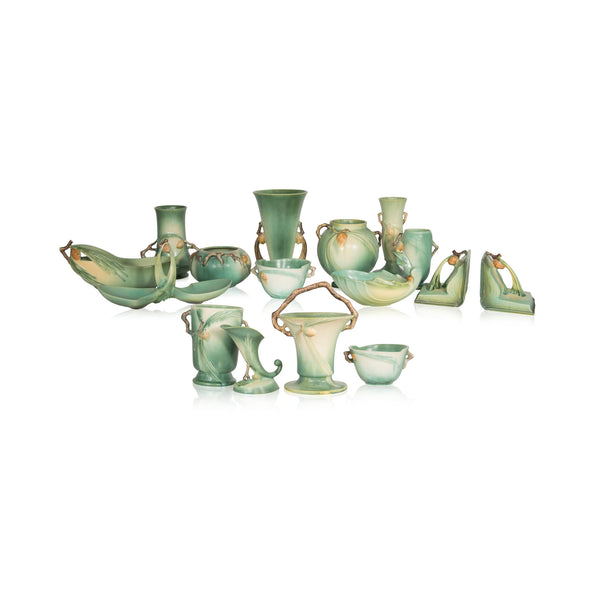 Green Roseville Pinecone Collection, Furnishings, Decor, Other