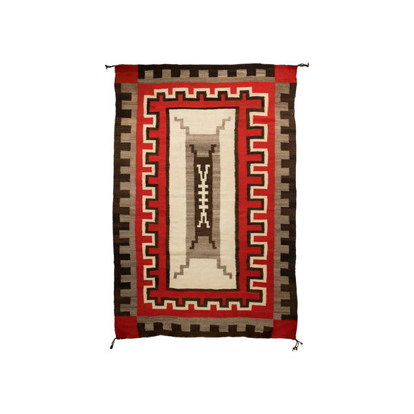 Navajo Crystal Storm, Native, Weaving, Floor Rug