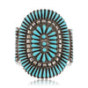 Zuni Needlepoint Turquoise Bracelet, Jewelry, Bracelet, Native