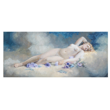 "Reclining Nude" by Andrew P. Hill, Fine Art, Painting, Western