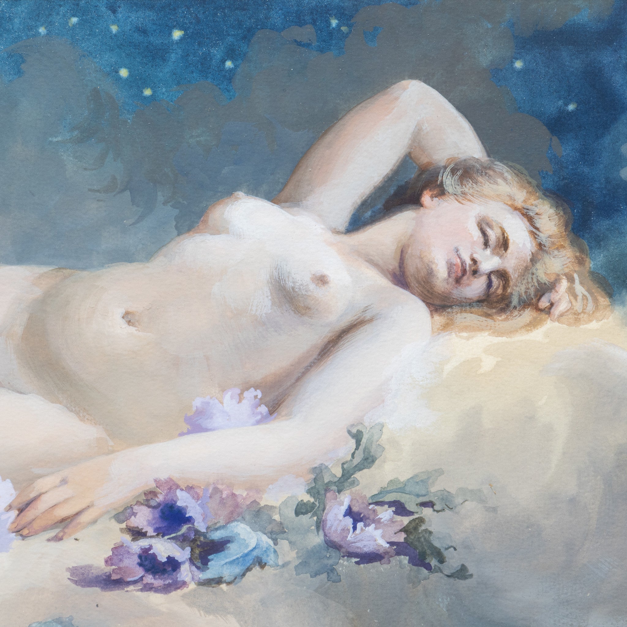 "Reclining Nude" by Andrew P. Hill