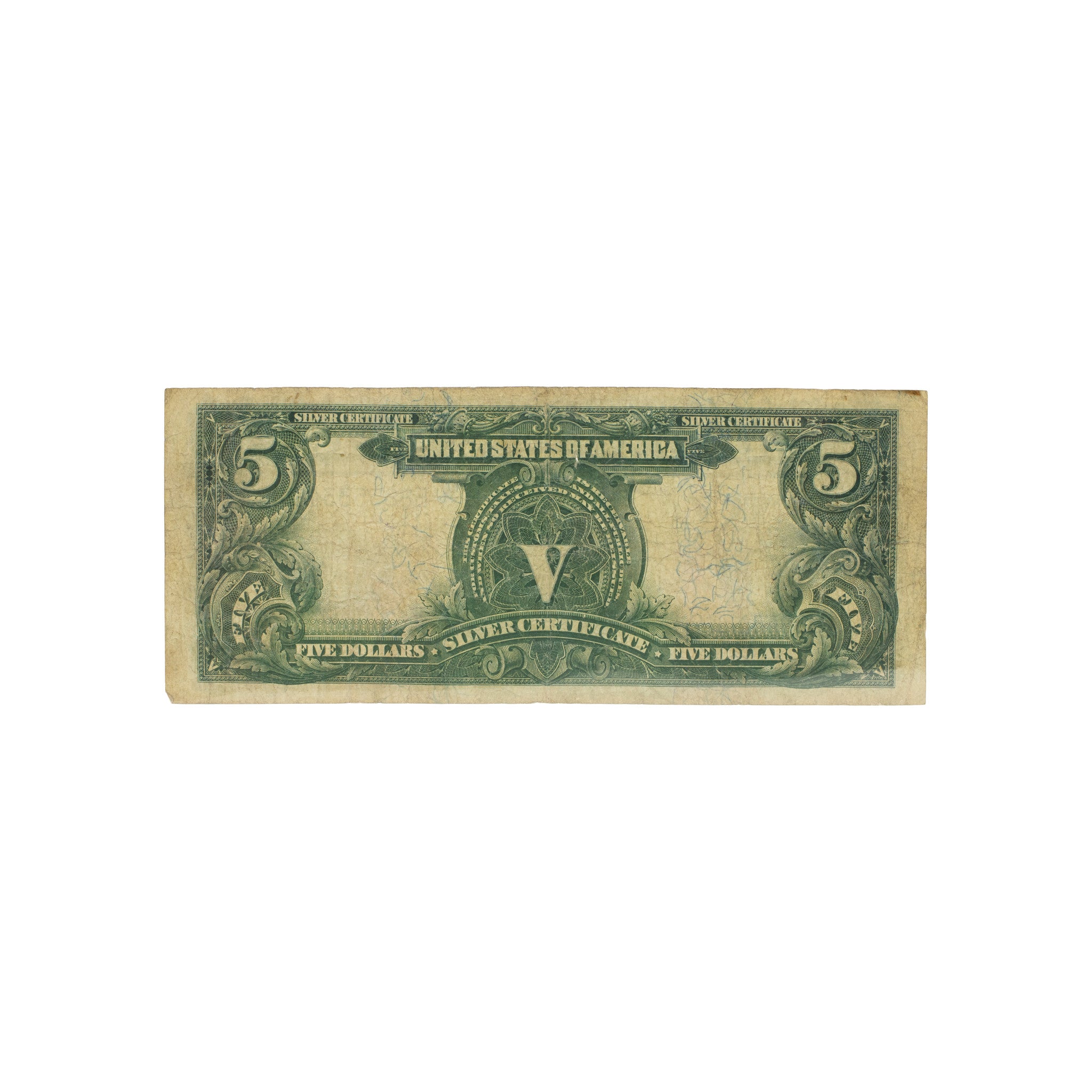 US 1899 Silver Certificate $5 Indian Chief