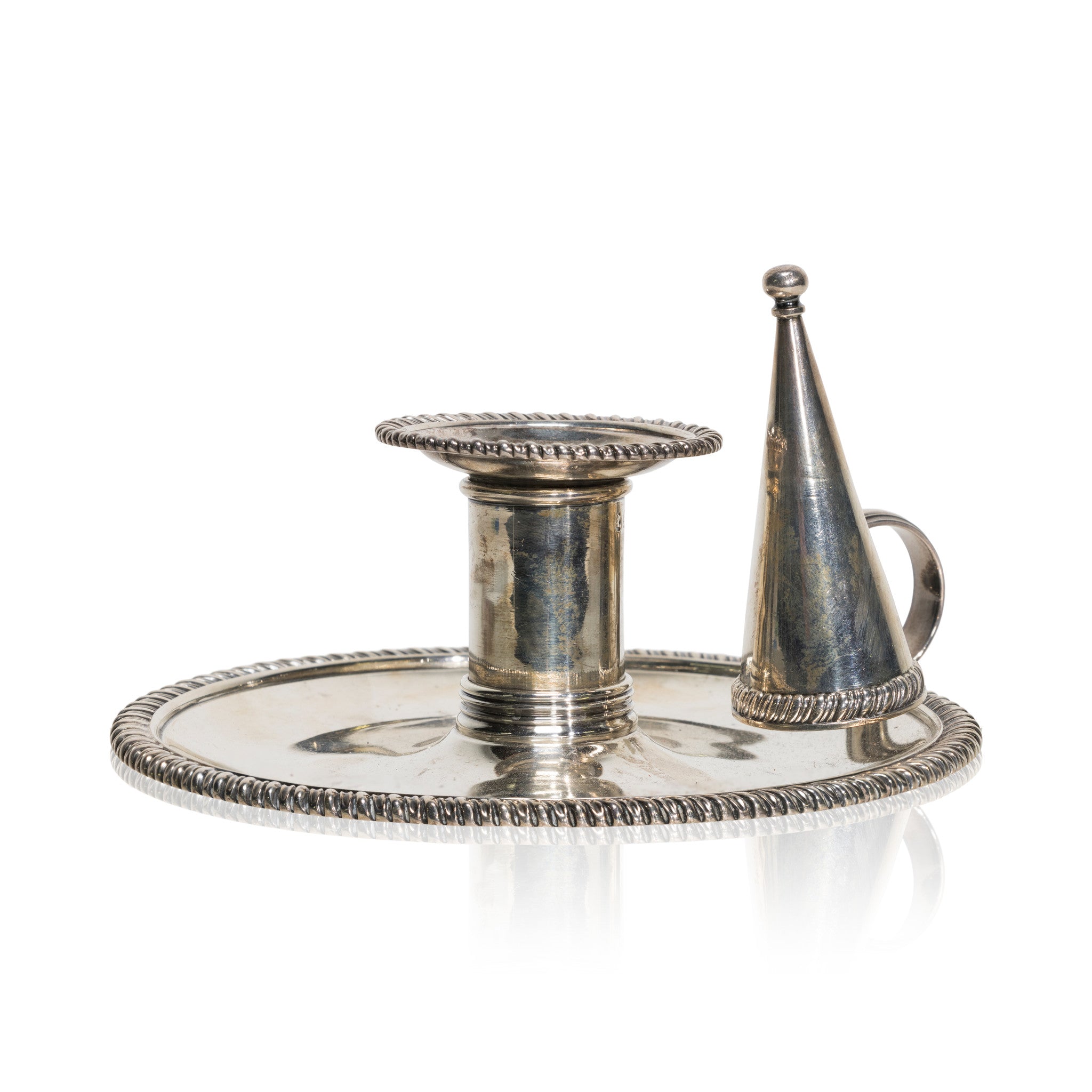 George III Robert Garrard II Sterling Chamberstick, Furnishings, Decor, Other