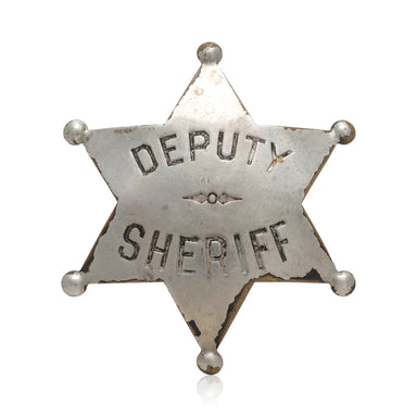 Deputy Sheriff Badge, Western, Law Enforcement, Badge