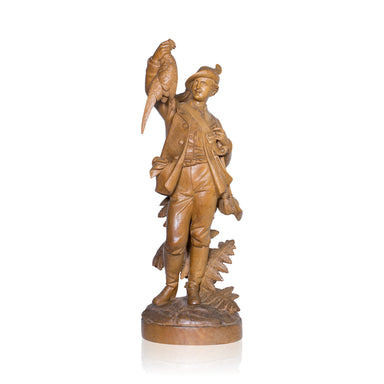 "The Hunter" Attributed to the Huggler's, Furnishings, Black Forest, Figure
