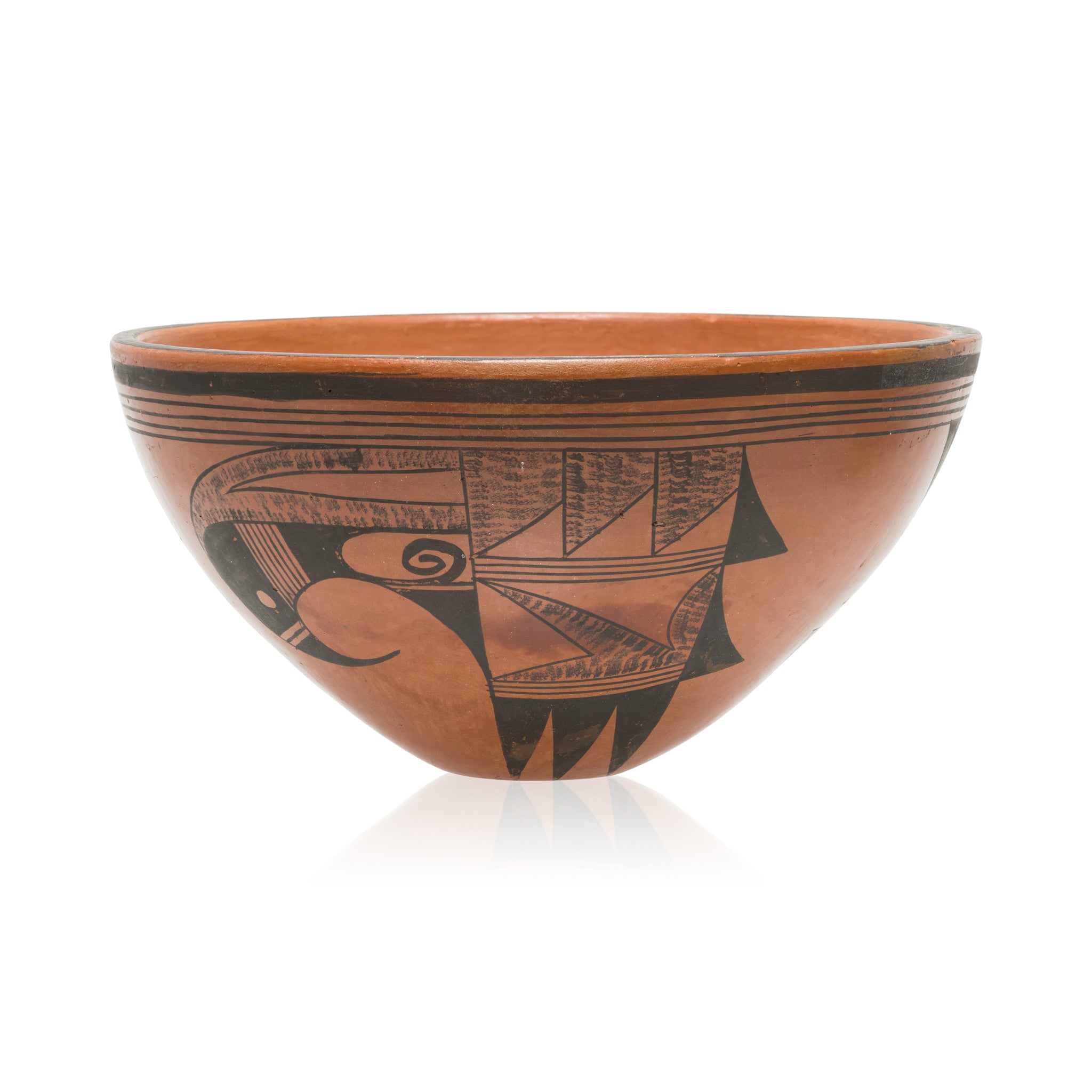 Hopi Pottery Bowl, Native, Pottery, Historic