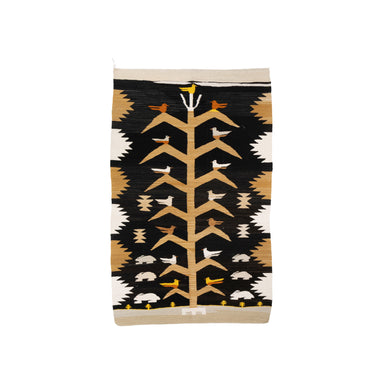 Navajo Tree of Life Weaving, Native, Weaving, Blanket