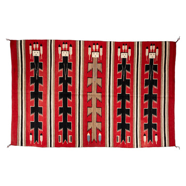 Navajo Pictorial Yei, Native, Weaving, Wall Hanging