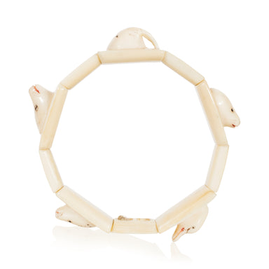 Inuit Walrus Ivory Bracelet, Jewelry, Bracelet, Native