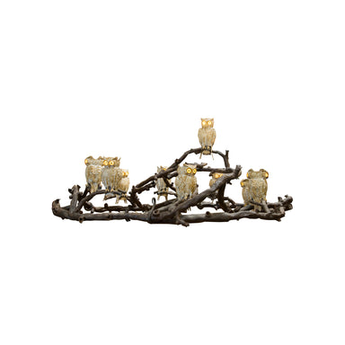 Historic Howard Hughes Arts and Craft Owl Chandelier, Furnishings, Lighting, Ceiling Light