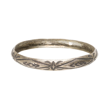 Sterling Silver Bangle, Jewelry, Bracelet, Native