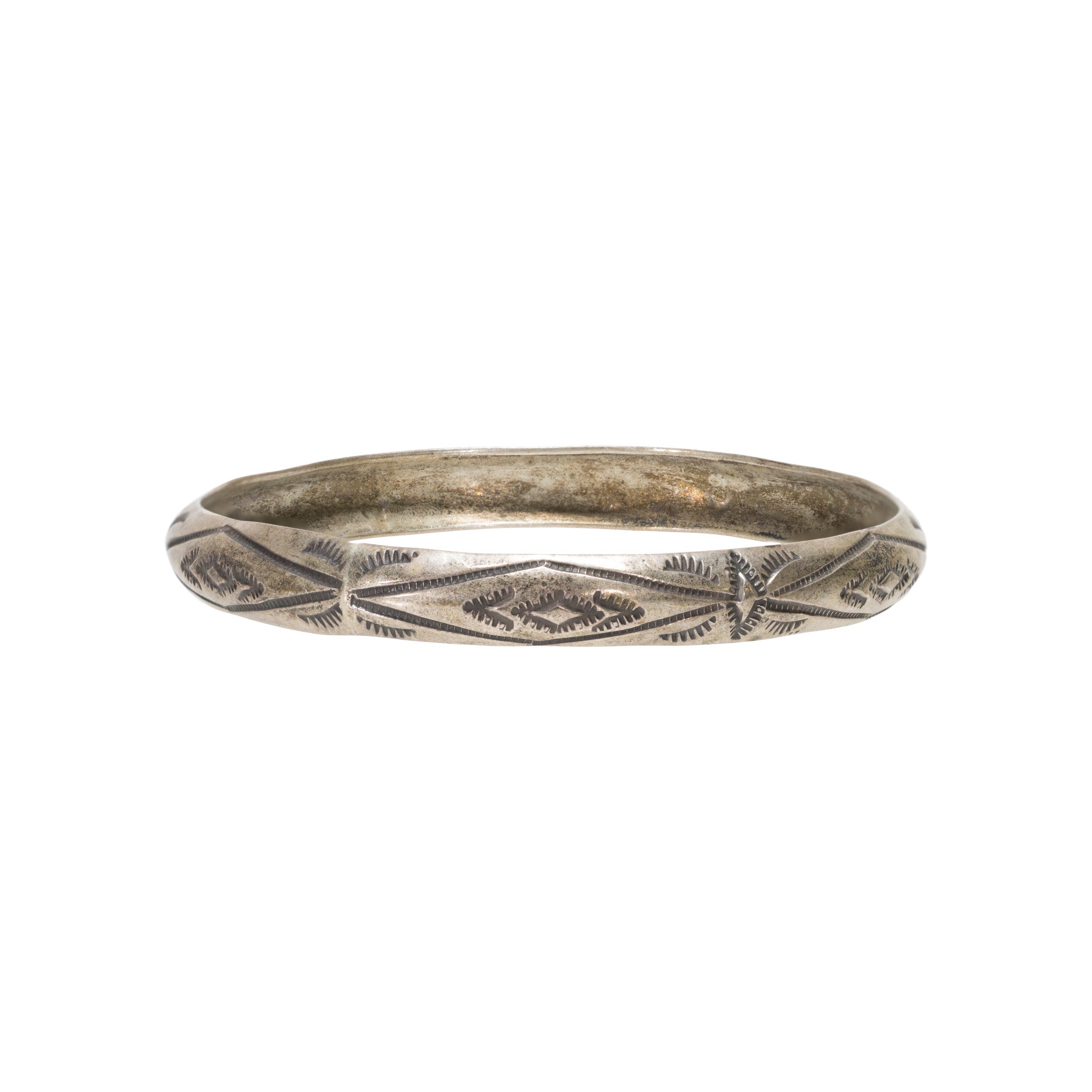 Navajo Sterling Silver Bangle