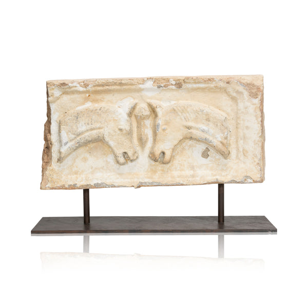 Architectural Panel with Horses, Furnishings, Decor, Folk Item