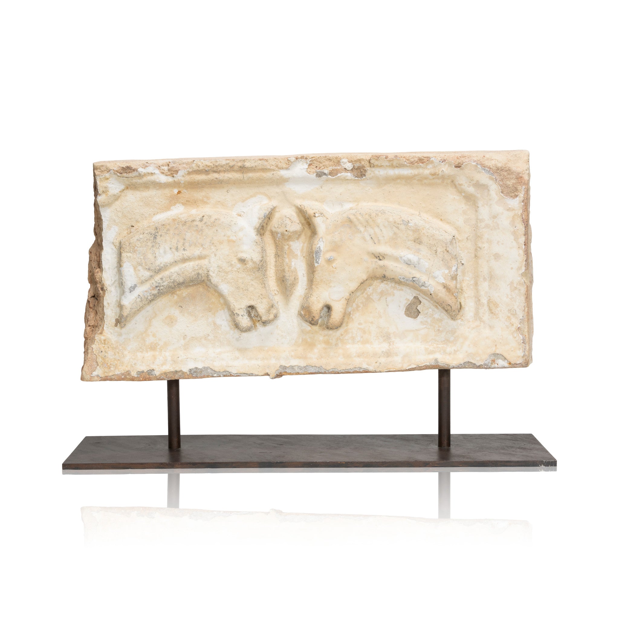 Architectural Panel with Horses, Furnishings, Decor, Folk Item