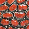Coral and Sterling Buckle