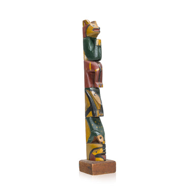 Coast Salish Totem Pole, Native, Carving, Totem Pole