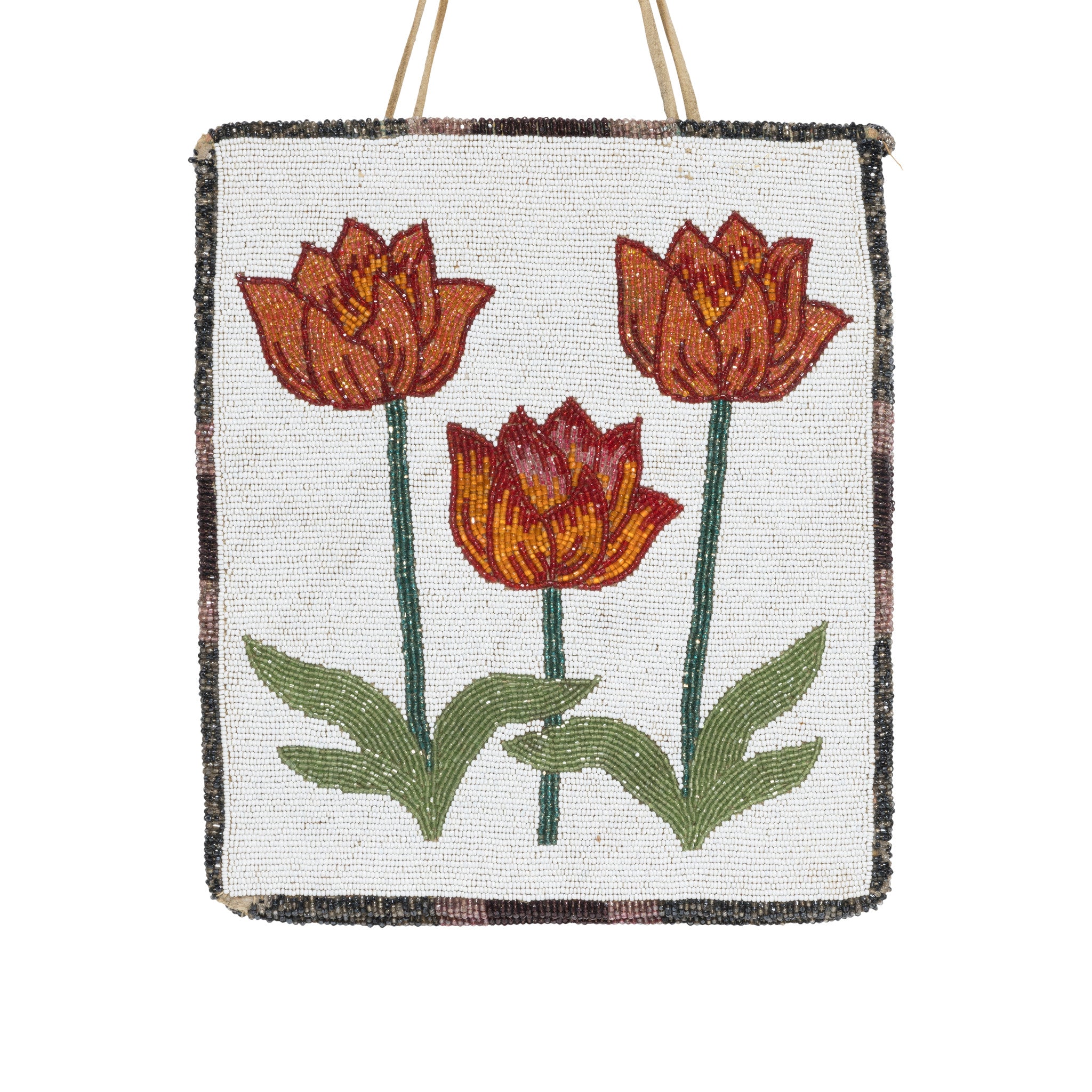 Plateau Beaded Flat Bag