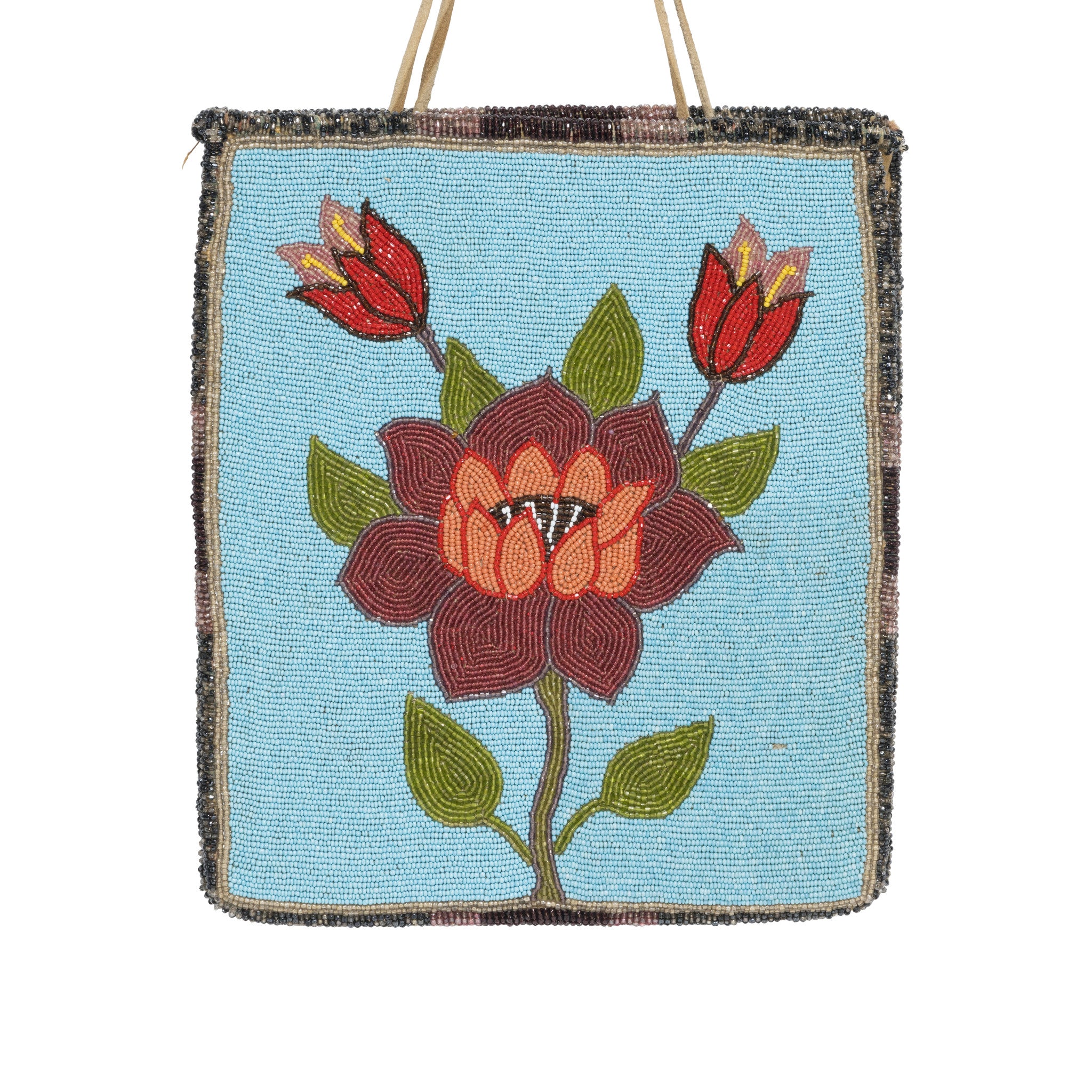 Plateau Beaded Flat Bag
