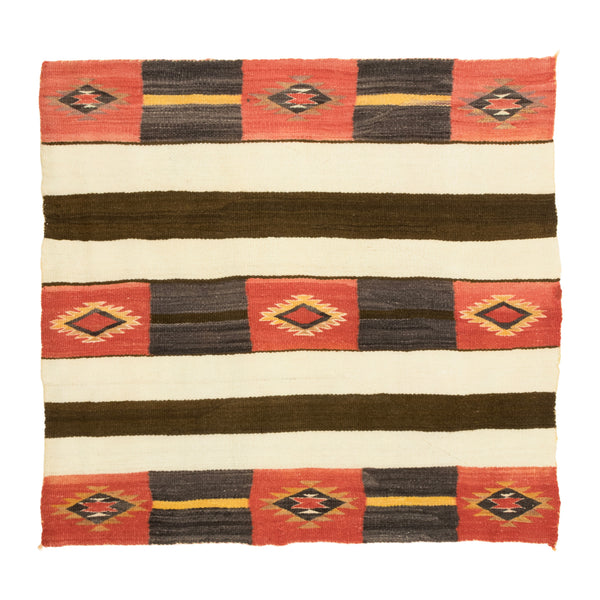 Navajo Second Phase Child's Variant Blanket, Native, Weaving, Sampler/Throw