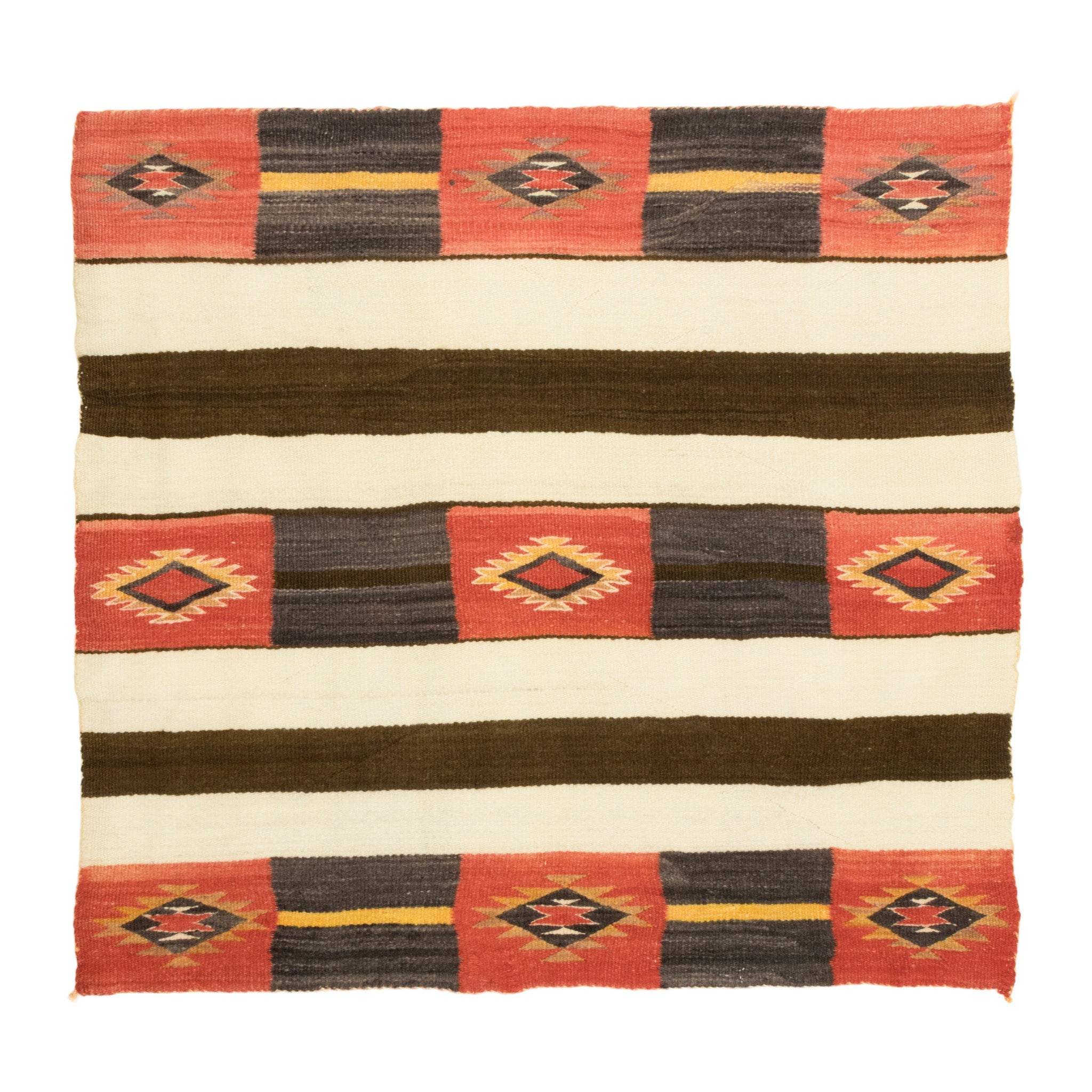 Navajo Second Phase Child's Variant Blanket, Native, Weaving, Sampler/Throw