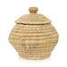 Alaskan Miniature Lidded Jar, Native, Basketry, Vertical