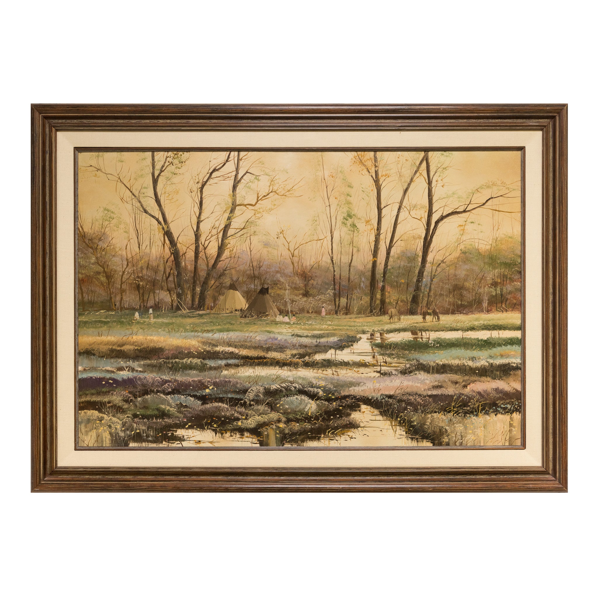 Camp at Quinault Creek by Thomas deDecker