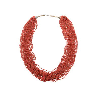 Multi Strand Coral Necklace, Jewelry, Necklace, Native
