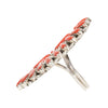 Zuni Coral Petit Point Ring