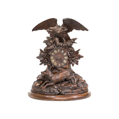 Black Forest Mantle Clock, Furnishings, Black Forest, Clock