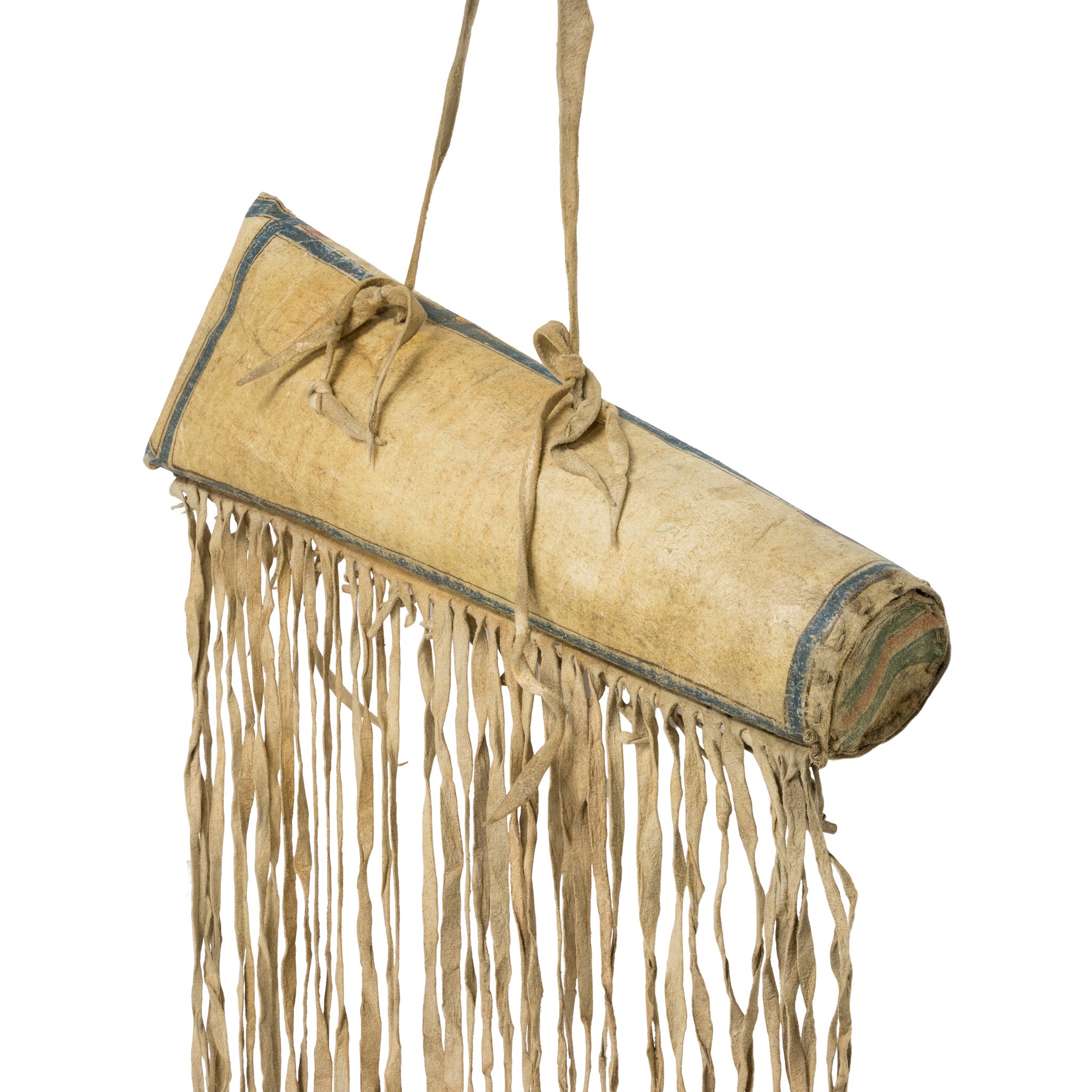 Northern Plains Parfleche Bonnet Case