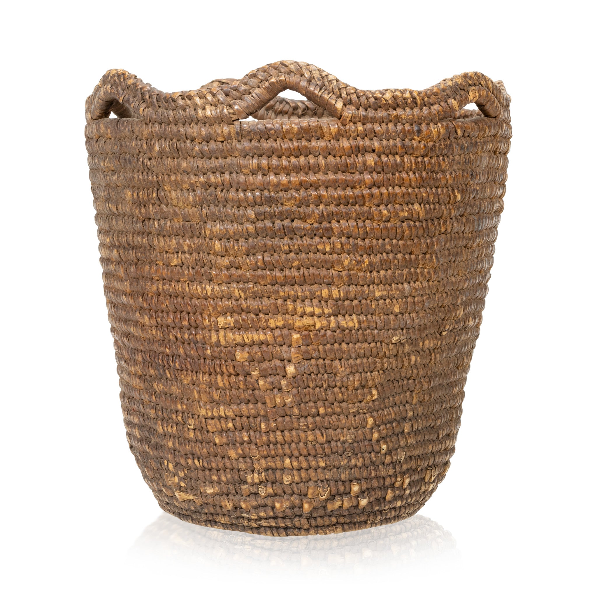 Nez Perce Basket, Native, Basketry, Vertical