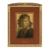"A Navajo Boy" Gold Tone by Carl Moon, Fine Art, Photography, Limited