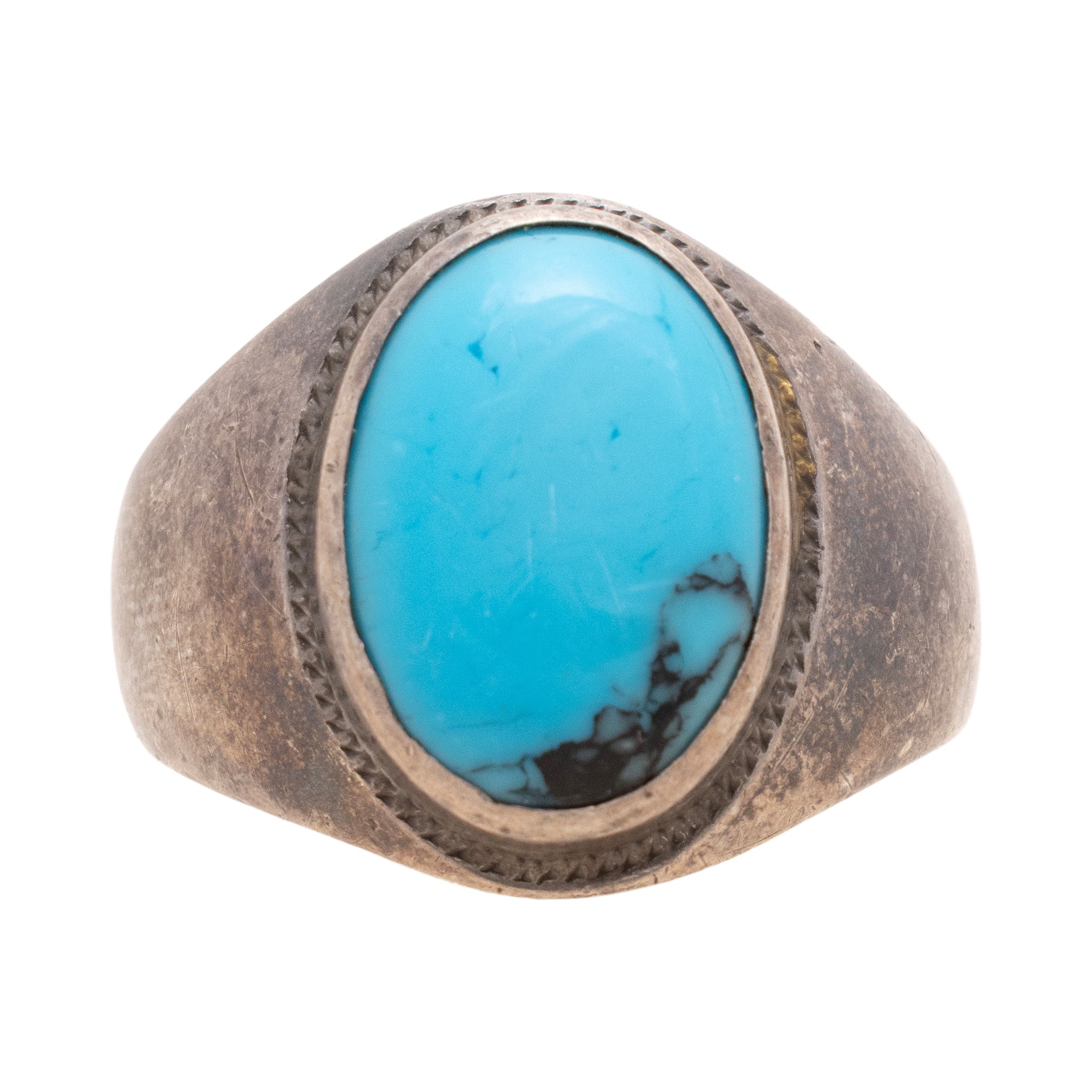 Turquoise and Sterling Ring