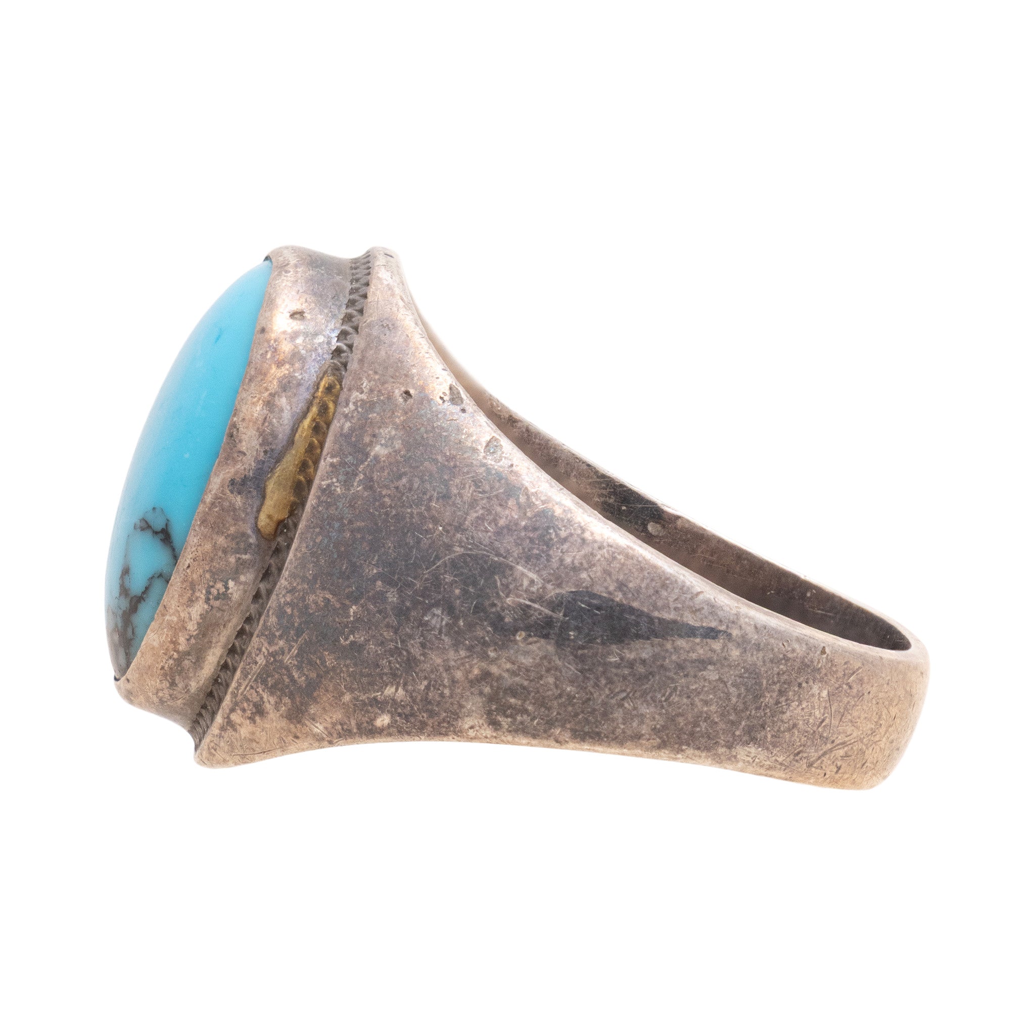 Turquoise and Sterling Ring