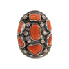 Navajo Coral Cluster Ring