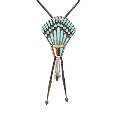 Zuni Turquoise Bolo, Jewelry, Bolo Necktie, Native