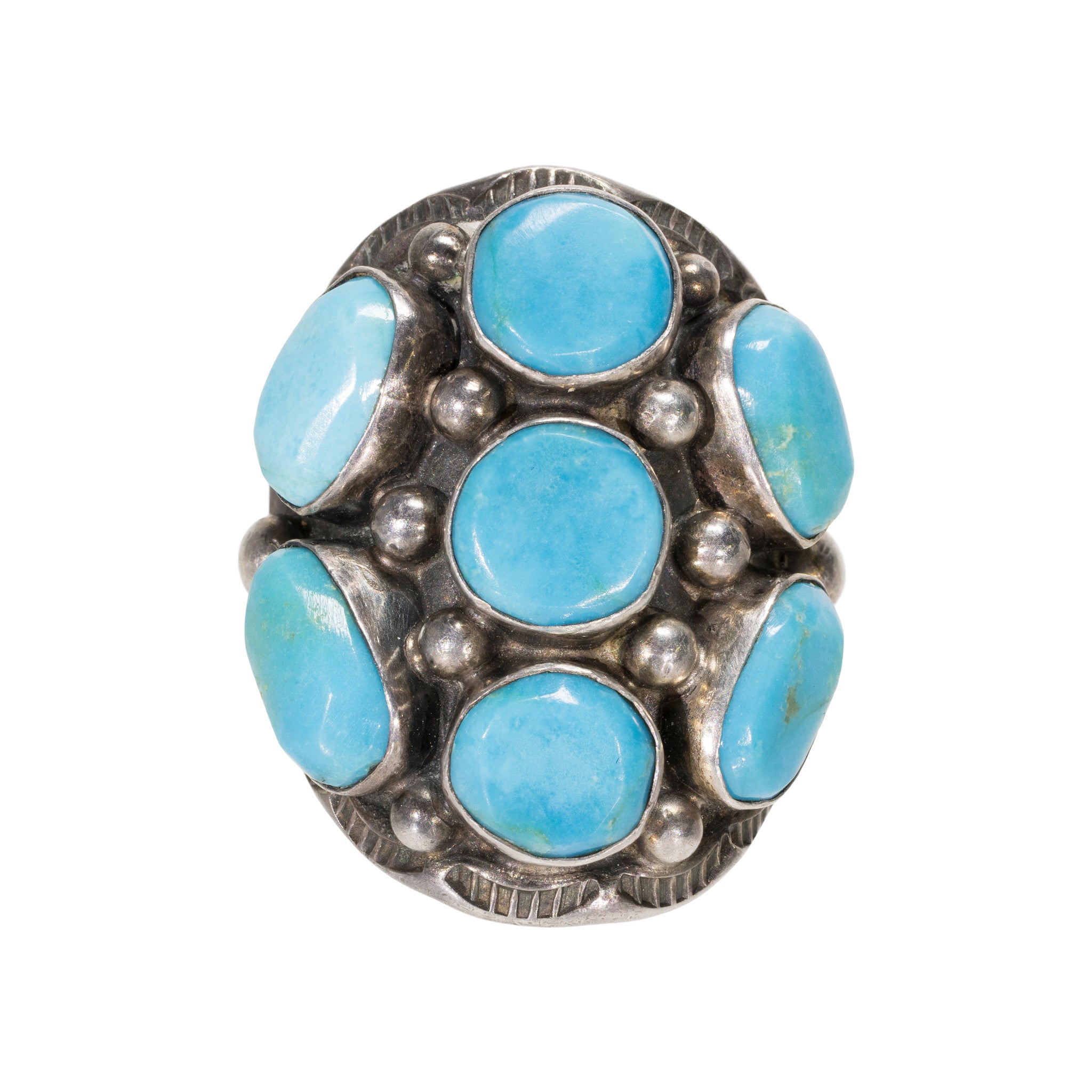 Navajo Bisbee Turquoise Ring
