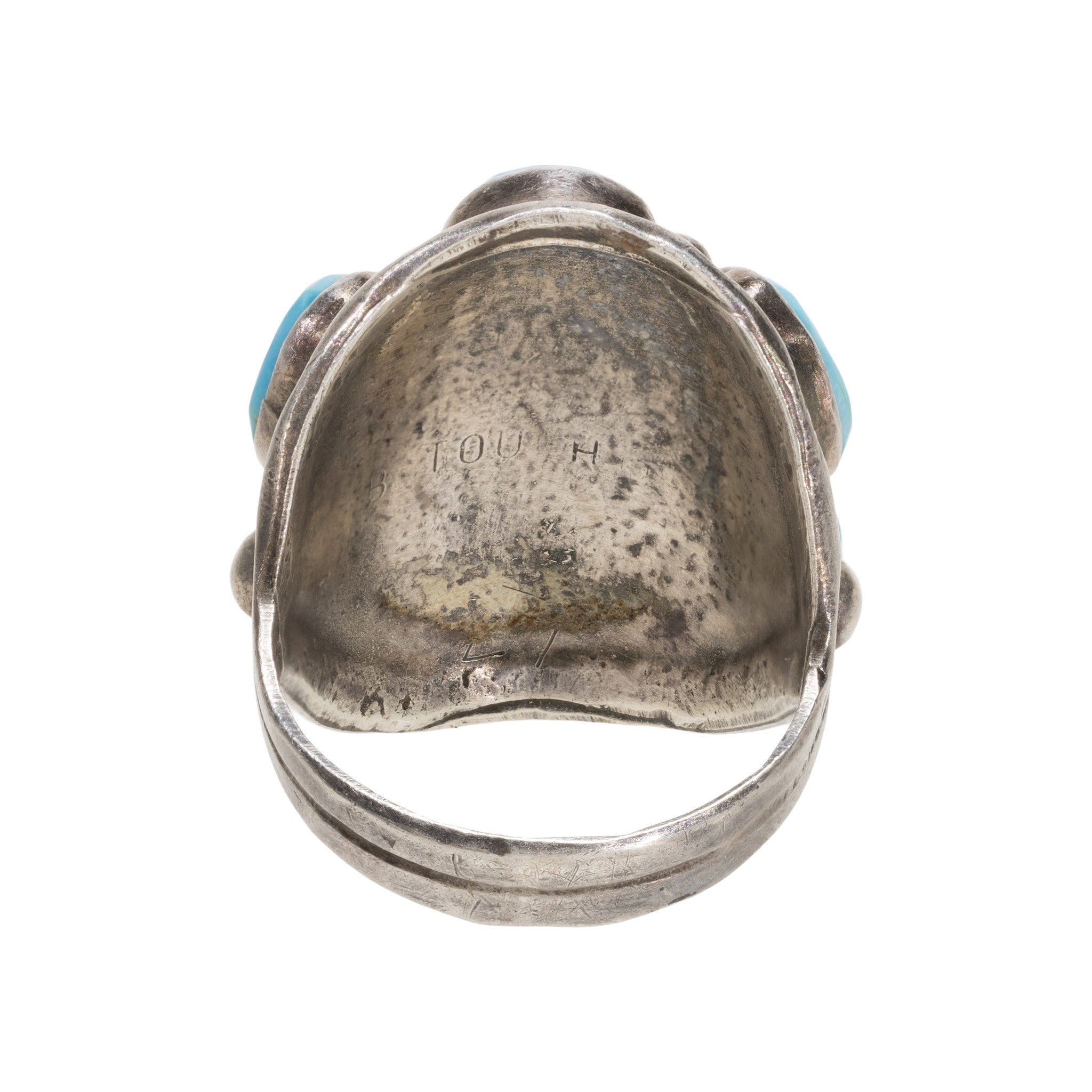 Navajo Bisbee Turquoise Ring