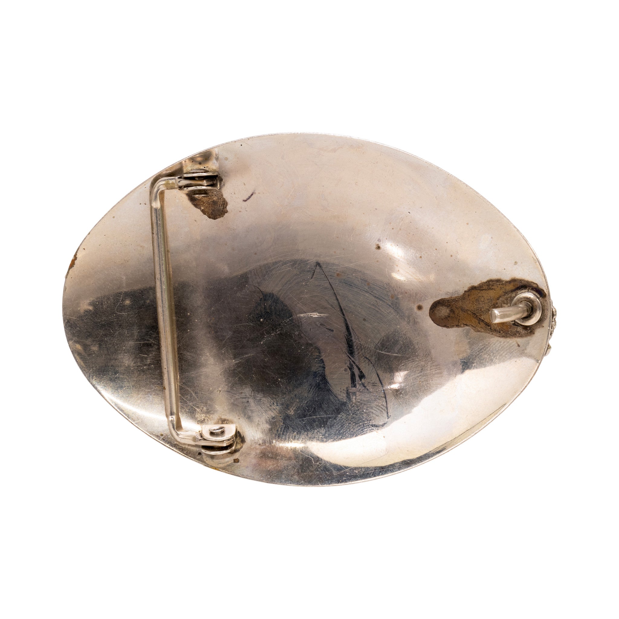 Navajo Turquoise and Bear Claw Buckle