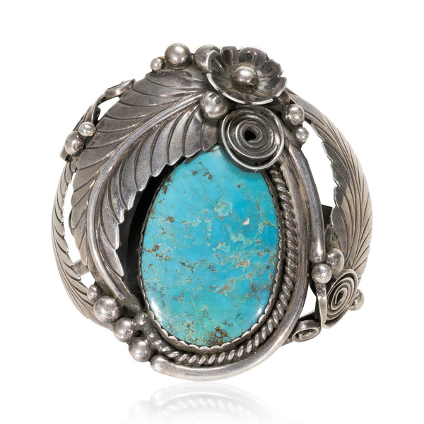 Navajo Kingman Turquoise Bracelet, Jewelry, Bracelet, Native