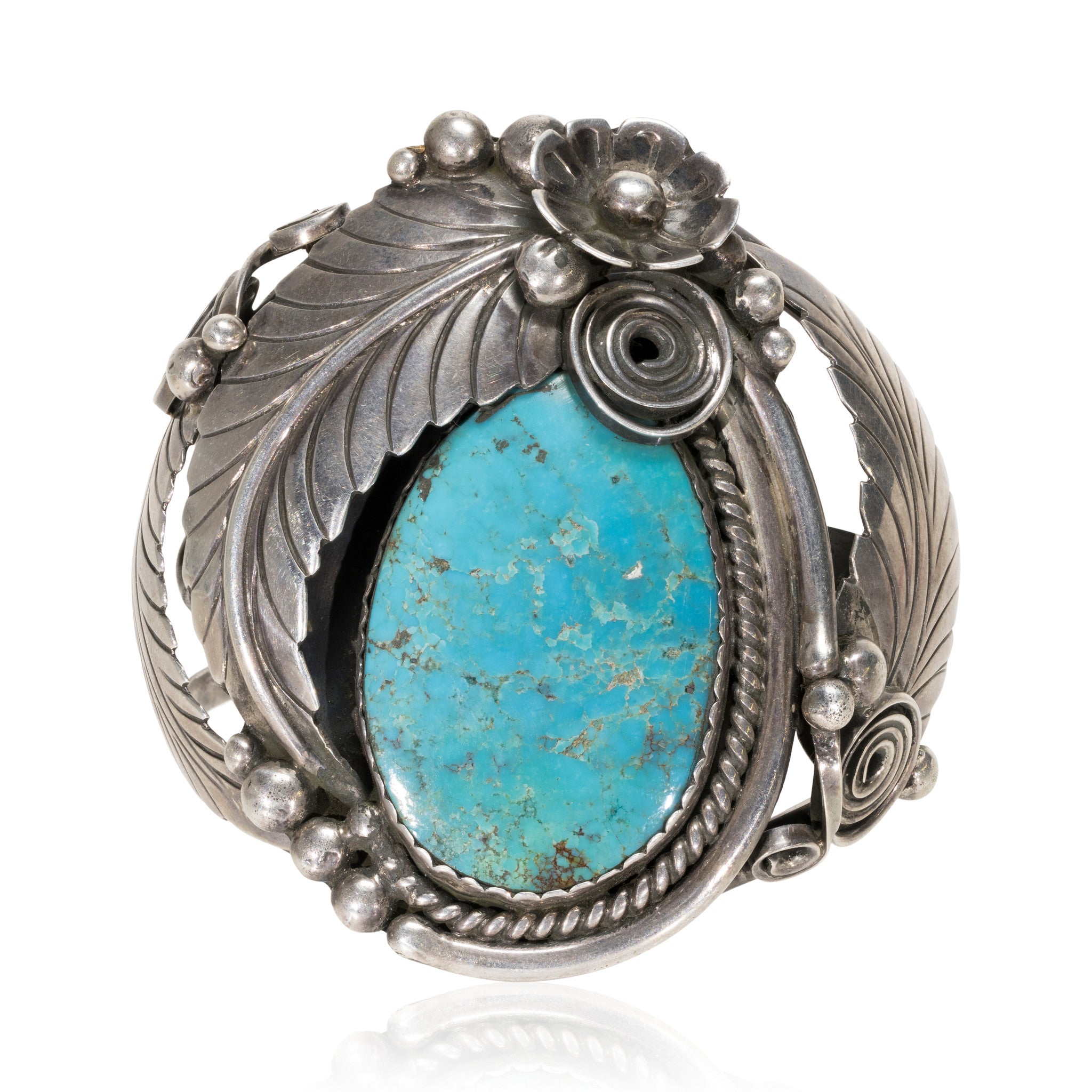 Navajo Kingman Turquoise Bracelet, Jewelry, Bracelet, Native