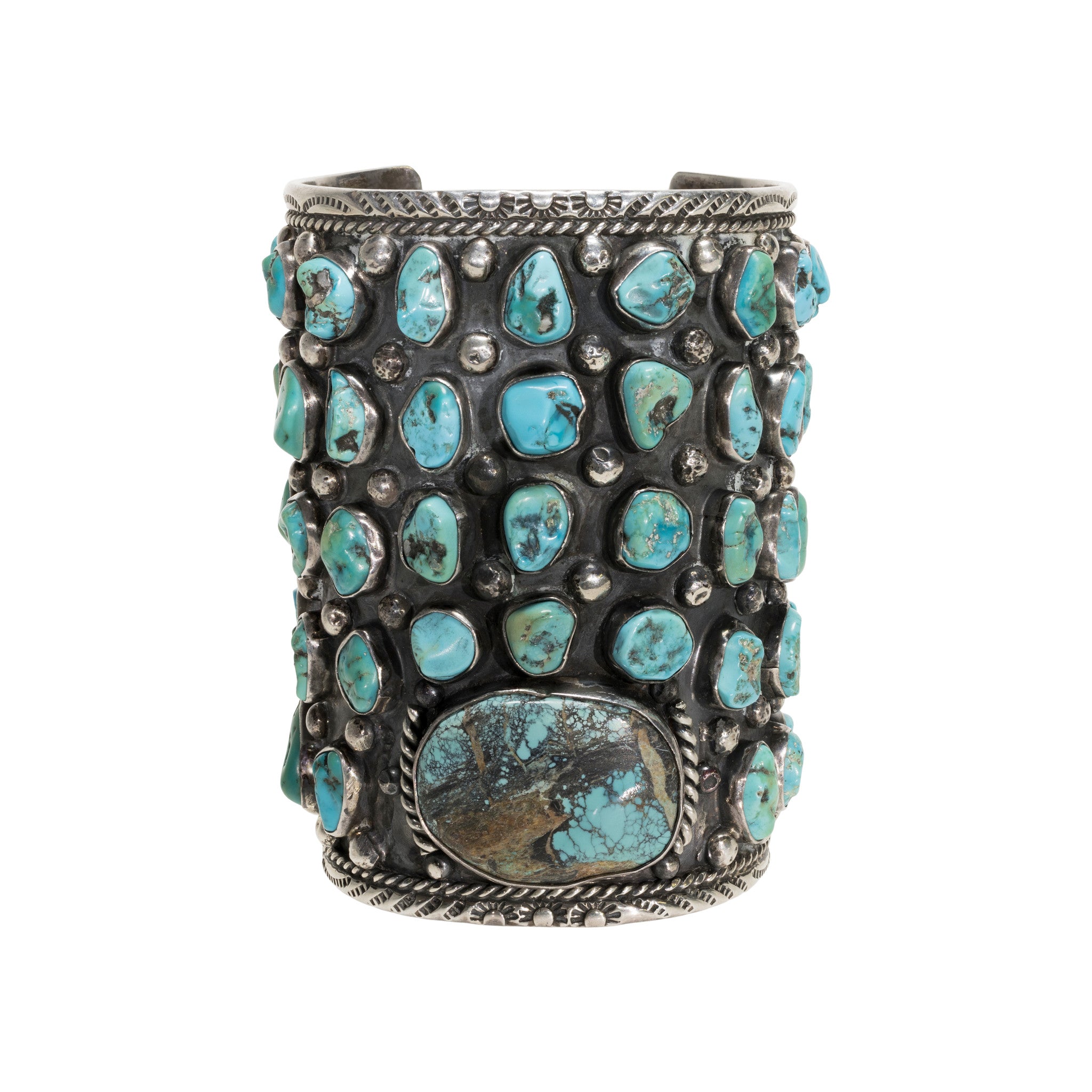 Large Navajo Turquoise Cuff