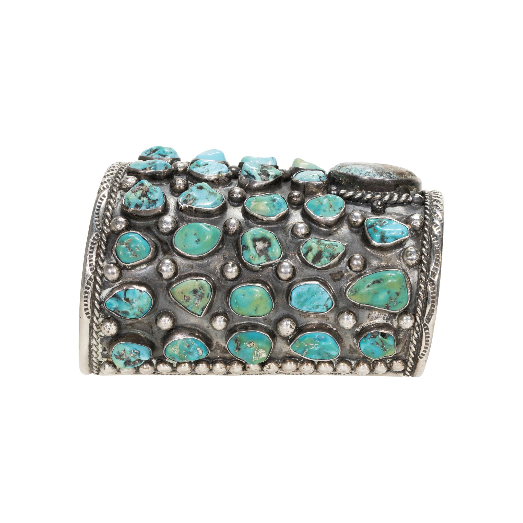 Large Navajo Turquoise Cuff