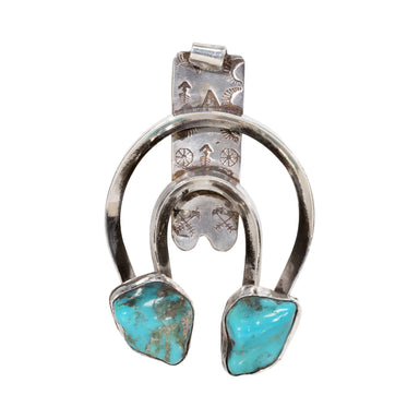 Turquoise Naja Pendant, Jewelry, Necklace, Native