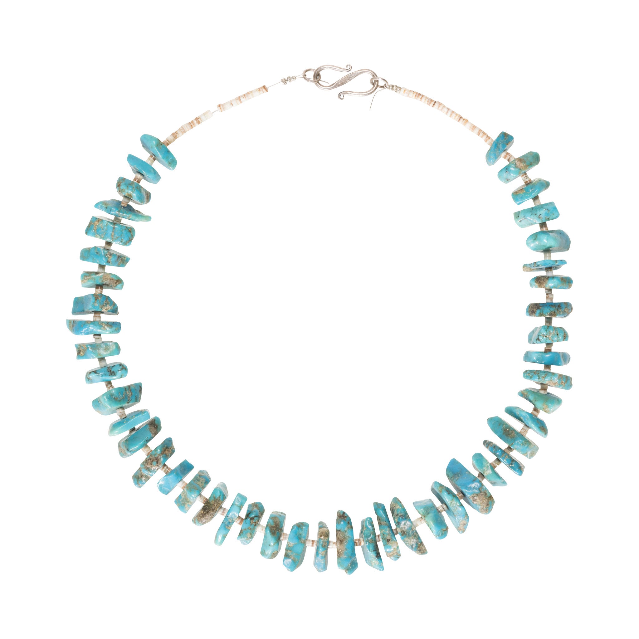 Turquoise Beaded Necklace, Jewelry, Necklace, Native