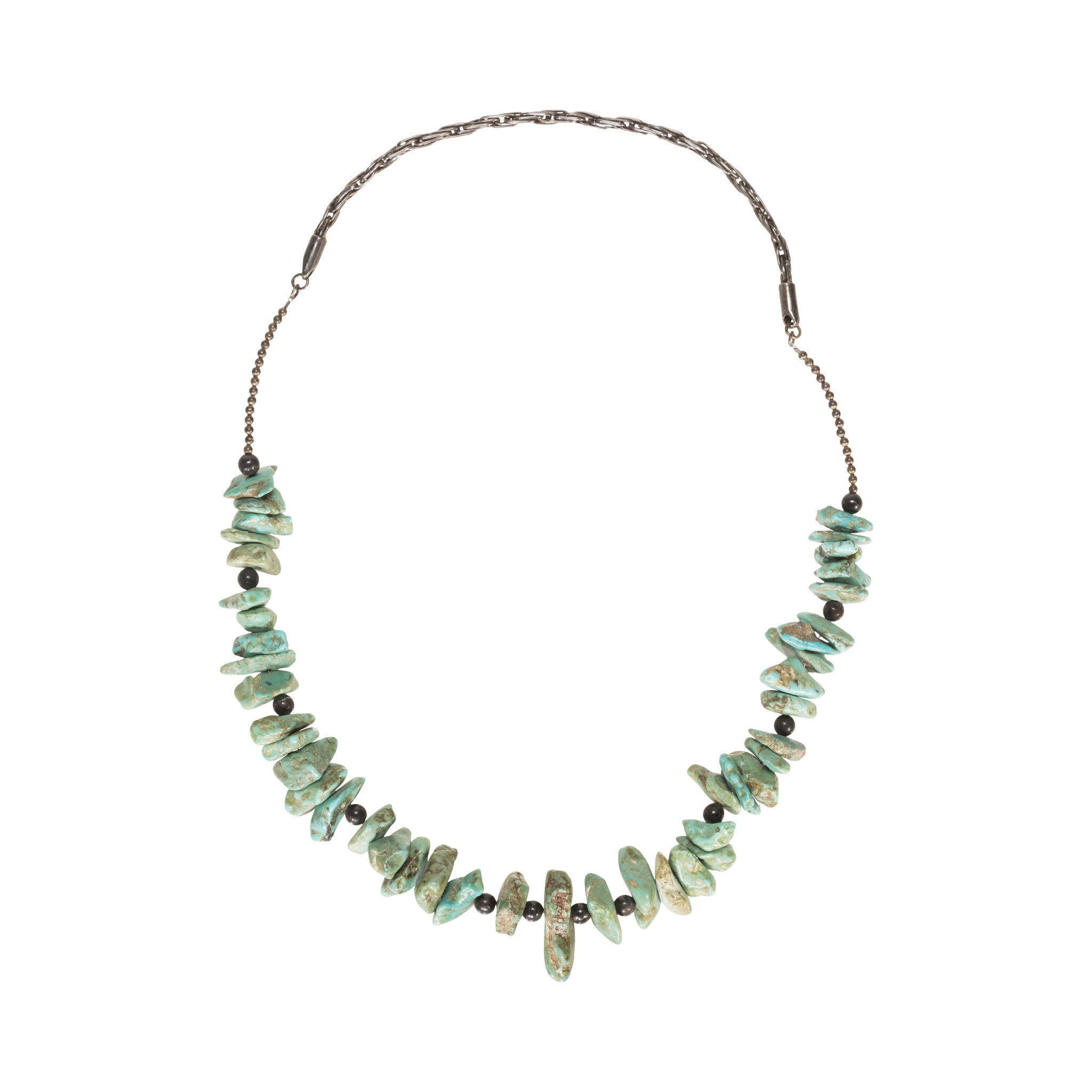 Turquoise Beaded Necklace, Jewelry, Necklace, Native