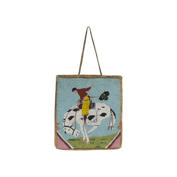 Nez Perce Pictorial Flat Bag, Native, Bag, Flat Bag