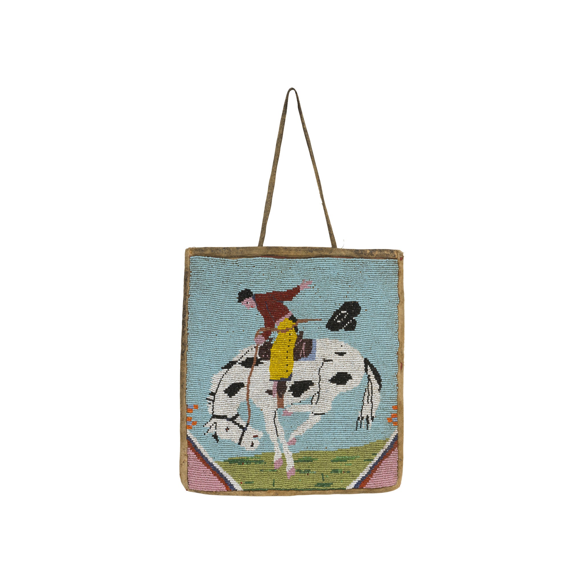 Nez Perce Pictorial Flat Bag, Native, Bag, Flat Bag