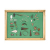 Nez Perce Display Frame, Native, Stone and Tools, Arrowhead